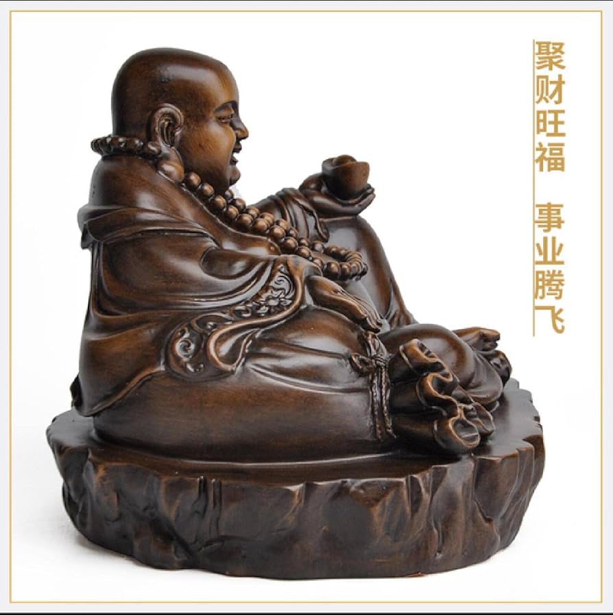 Amazon.co.jp: 布袋さん 置物 七福神 オブジェ 弥勒菩薩 仏像